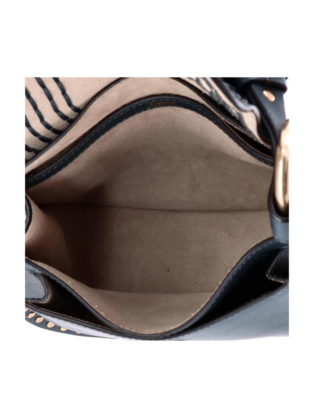 Chloe Hudson Handbag Whipstitch Leather #293957C10B - Picture 5 of 6